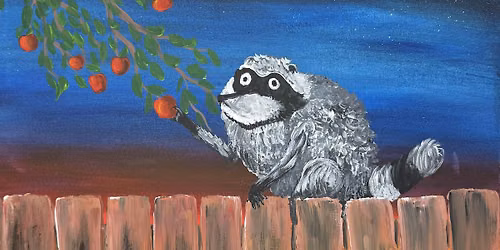 Jimothy the Racoon Paint and Sip Party