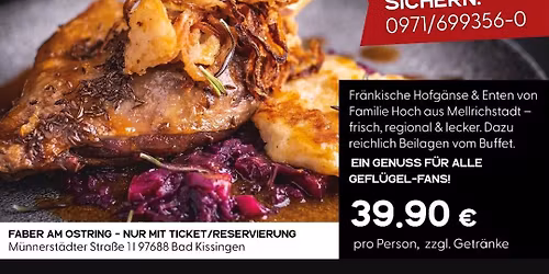 St. Martins G\u00e4nse- und Entenbuffet
