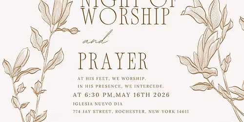 Worship and Prayer Night