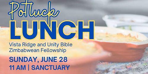 Churchwide Potluck Lunch
