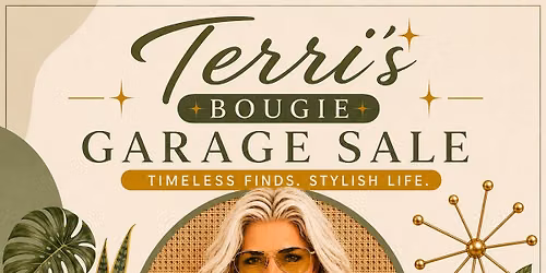 Terri\u2019s bougie Garage Sale