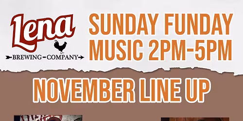 November Sunday Funday Line Up