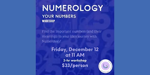 Numerology - Your Numbers Workshop with Mels Magic