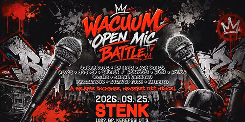 WACUUM OPEN MIC BATTLE - STENK