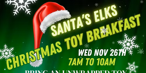 Santa Elks Breakfast