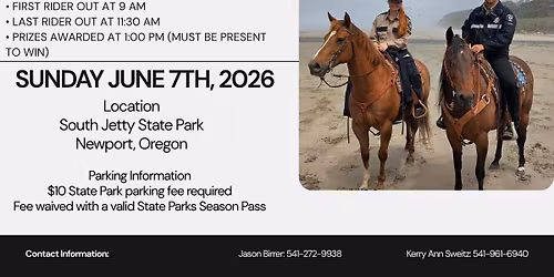 Lincoln County Sheriffs Mounted Posse Beach Poker Ride