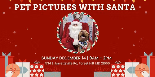 Pet Pictures with Santa