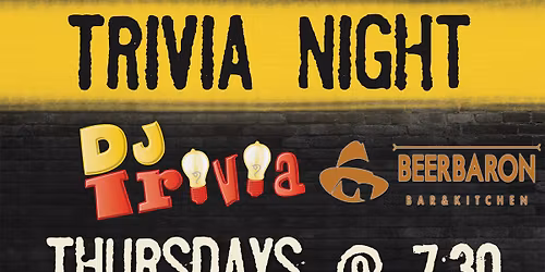 DJ Trivia at Beer Baron (Downtown Santa Rosa)