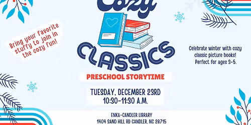 Cozy Classics - Preschool Storytime with Graham Carson