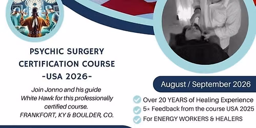 Psychic Surgery Training and IPHM Certification