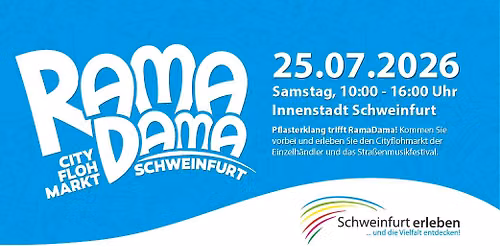 \u201eRama Dama\u201c \u2013 19. Schweinfurter City-Flohmarkt
