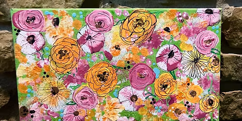 No Paint Brushes Allowed FLORAL