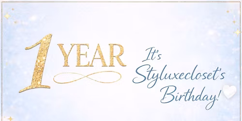 Styluxecloset is One! \u2728