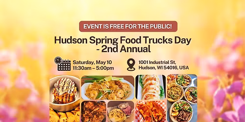Hudson Spring Food Trucks Day - 3rd Annual
