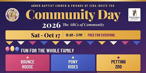 Community Day 2026: The ABCs of Community