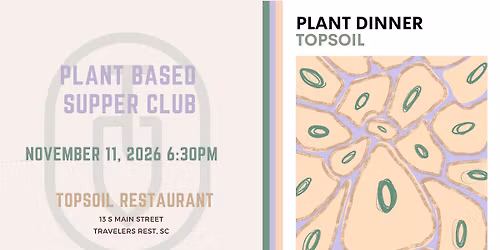 The Garlic Dinner - Topsoil Plant Based Supper Club