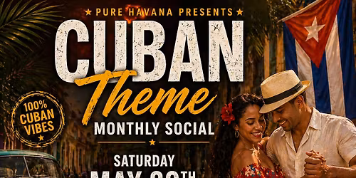 Cuban Theme Monthly Social