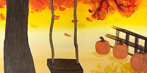 \ud83e\udd83\ud83c\udfa8 Gobble Up the Savings All November Long! Fall Swing Canvas Paint & Sip Class