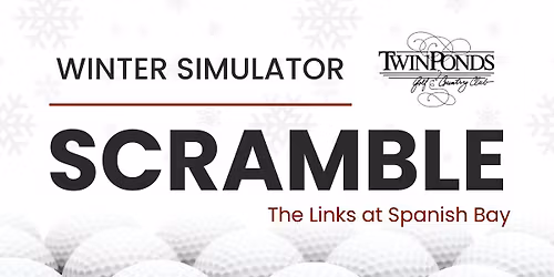 Winter Indoor Scramble - The Links at Spanish Bay