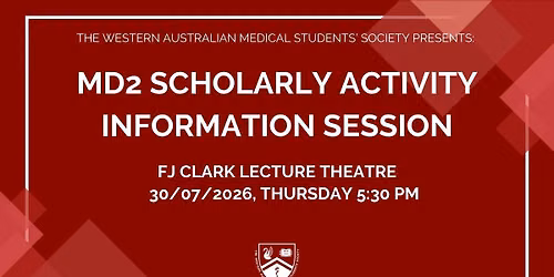 MD2 WAMSS Scholarly Activity Information Session