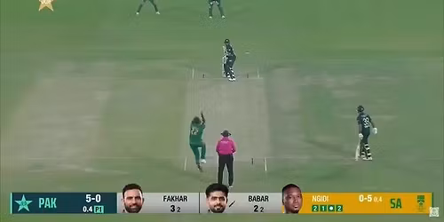 2nd Innings Cricket Match between Pakistan and South Africa