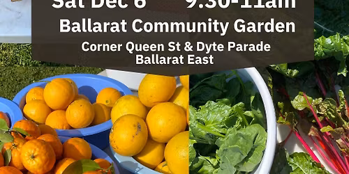 Ballarat Local Produce Swap - Dec 2025