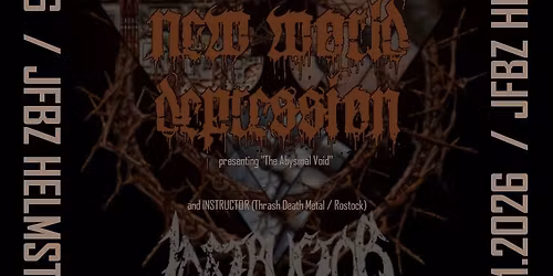 CD-Release Party Servator, featuring New World Depression and Instructor