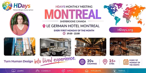 HDays Monthly Meeting in Montreal at Le Germain