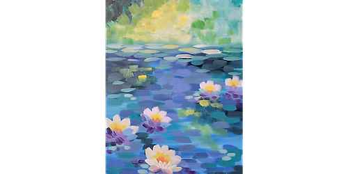 Waterlilies, Monet Style  - Paint and Sip in Tyler | Classpop!\u2122