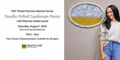 Needle-Felted Landscape Demo with Deanne Underwood