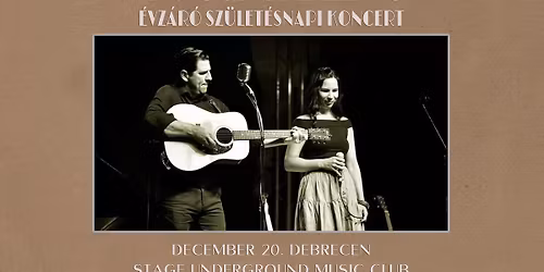 A NYUGHATATLAN 15 \u00e9vz\u00e1r\u00f3 koncert @DEBRECEN Stage UNDG Club (Vend\u00e9g: ROVER)