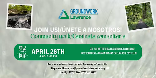 Community walk\/Caminata comunitaria