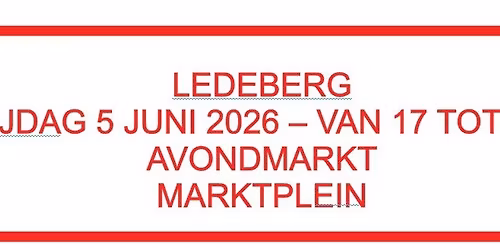 Avondmarkt Ledeberg - marktplein