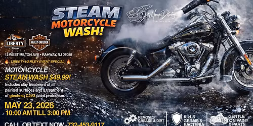 Dirty Harry Steam Motorcycle Wash