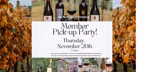November Member Pickup Party