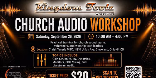 Kingdom Toolz Church Audio Workshop