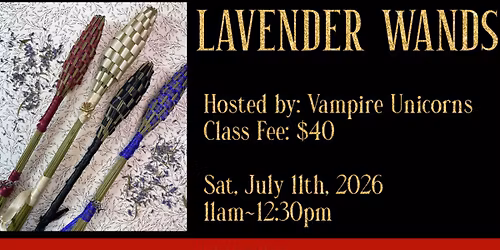 Lavender Wands