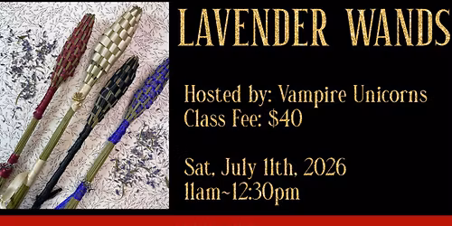 Lavender Wands