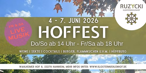 HOFFEST am Fronleichnam Wochenende