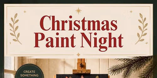 Festive Holiday Paint Night, Scandinavian Santa