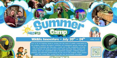Wildlife Innovators Summer Camp - July 20-24