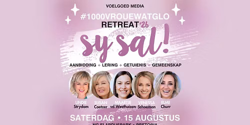 Vroue wat Glo-retreat \u2013 PRETORIA