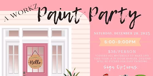 Christmas Paint & Sip