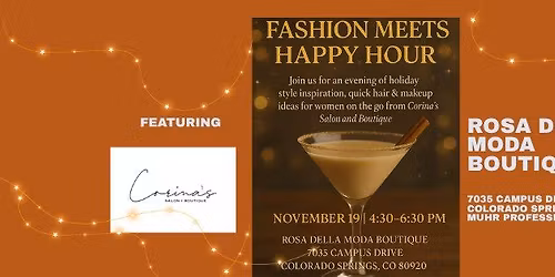 Fashion Meets Happy Hour 
