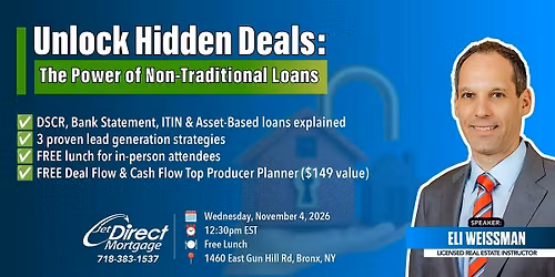 Unlock Hidden Deals: The Power of Non-Traditional Loans