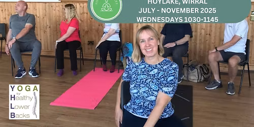 Yoga for Healthy Lower Backs, Tues mornings, Hoylake, July - Nov
