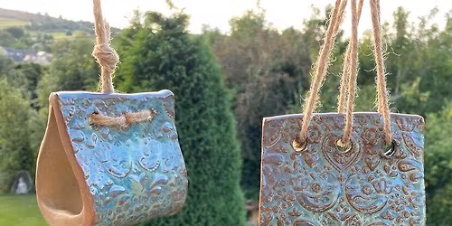 Slab Handbuilt Bird Feeders