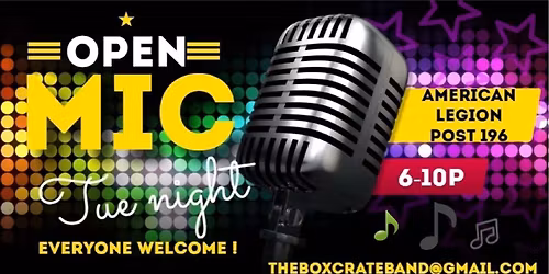 Open Mic - Every Tuesday 333 N Lapham Peak Rd, Delafield, WI.