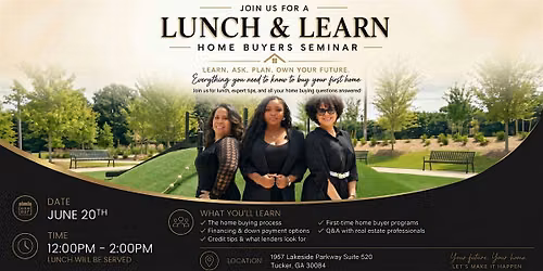 Lunch & Learn Home Buyer Seminar