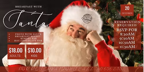 \ud83c\udf84Breakfast with Santa \ud83c\udf85\ud83c\udffc